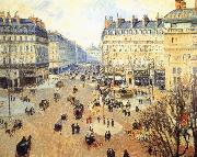 Camille Pissarro Winter afternoon, the French Theater Square USA oil painting artist